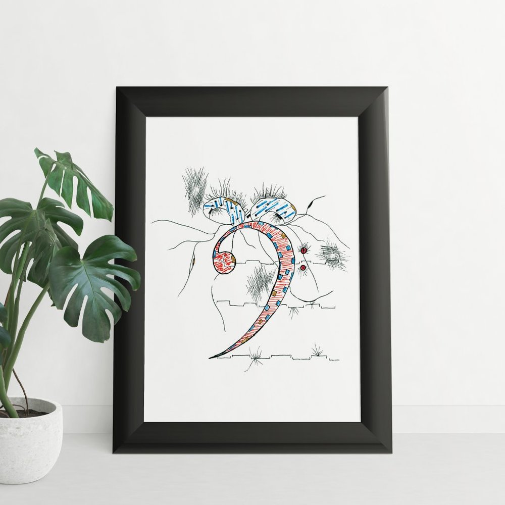 5 x 7 Music Art, Illustration drawing Art P…